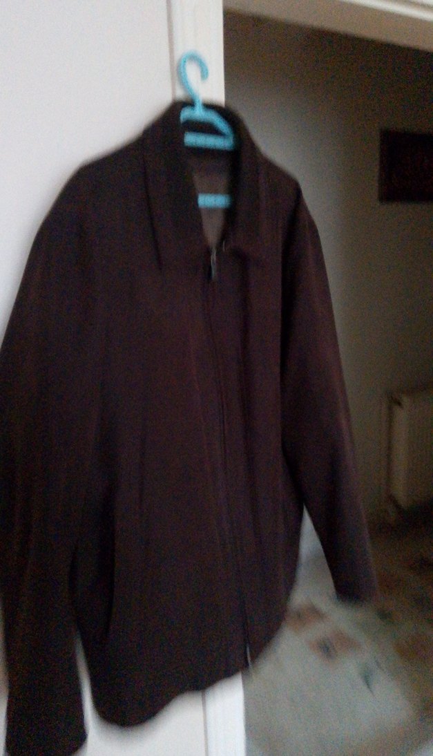 Kahverengi Fermuarlı Erkek Midi Ceket - Görsel 2