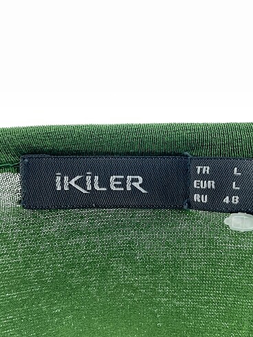 l Beden yeşil Renk Ikiler Bluz %70 İndirimli.