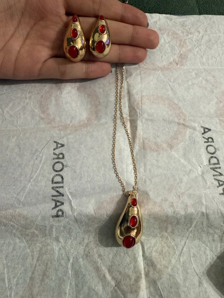 Küpe Kolye Set - Görsel 3