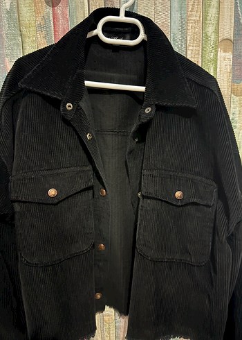 Mavi Kadife Ceket - Görsel 2