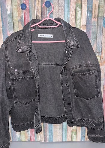 Koton Parıltılı Kot Ceket - Görsel 4