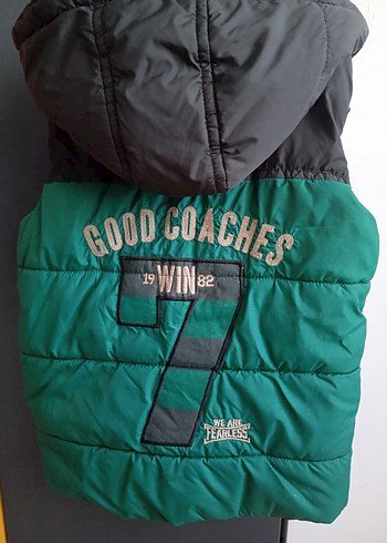 Düğmeli Erkek Çocuk Turkuaz Yelek - Görsel 2