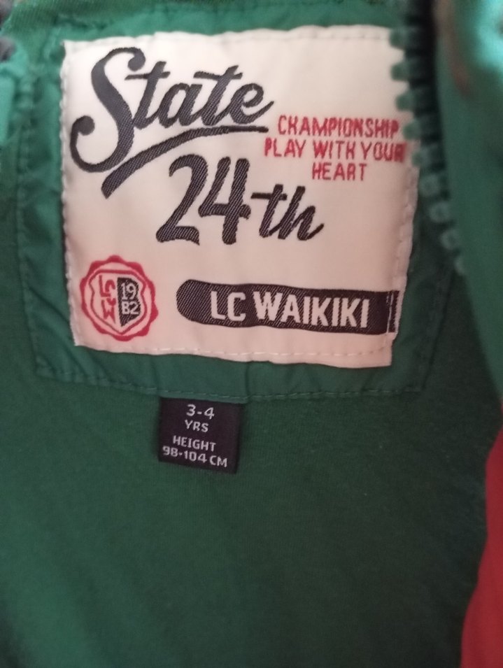 Düğmeli Erkek Çocuk Turkuaz Yelek - Görsel 3