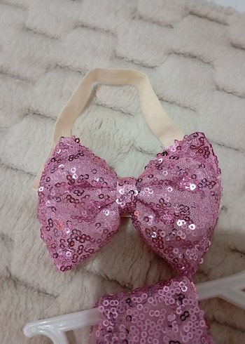 Pullu Pembe  Kız Çocuk Özel gün Elbisesi - Görsel 7