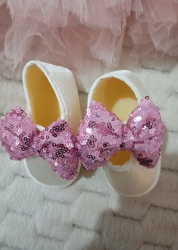 Pullu Pembe  Kız Çocuk Özel gün Elbisesi - Görsel 6