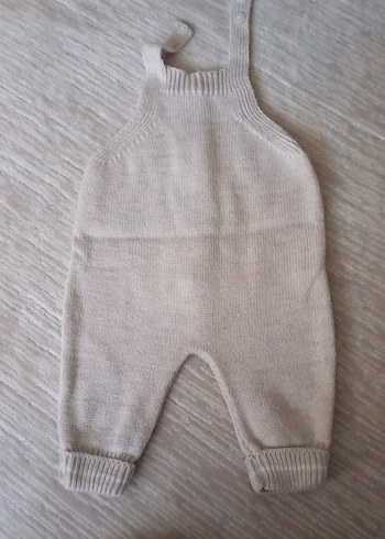 Bej Örgü Bebek Tulum - Görsel 2