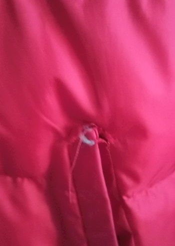 kırmızı Kapüşonlu Fermuarlı şişme çocuk Yelek - Görsel 4