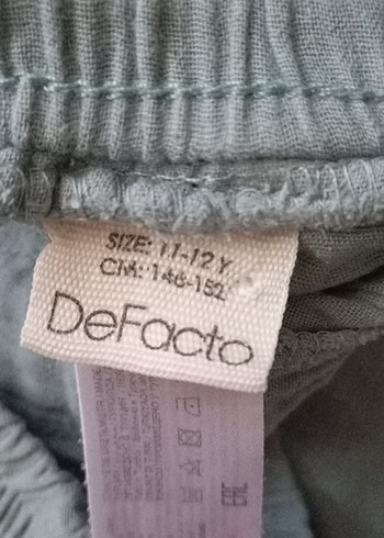 Gri Erkek Çocuk Keten Rahat Şort - Görsel 2