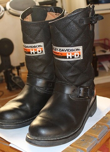 39 Beden siyah Renk Harley Davidson çizme 39numara