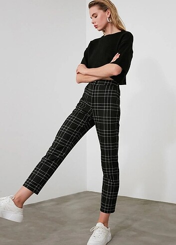 Kare pantalon trendyol