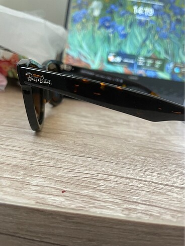 Beden kahverengi Renk Ray-ban Wayfarer 2140 Model Orijinal Güneş Gözlüğü