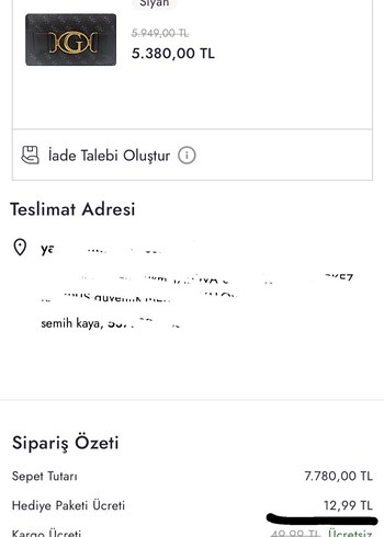 Guess Zincir Detaylı Siyah çanta orjnal faturası mevcut - Görsel 4