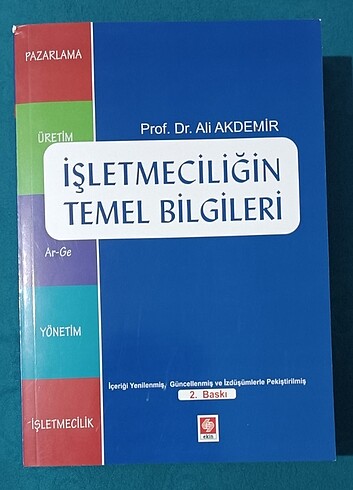 İşletmeciliğin Temel Bilgileri