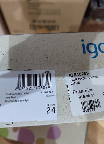 Igor Igor yağmur botu
