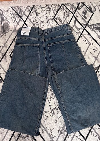 Gri  Midi Kot Pantolon - Görsel 4