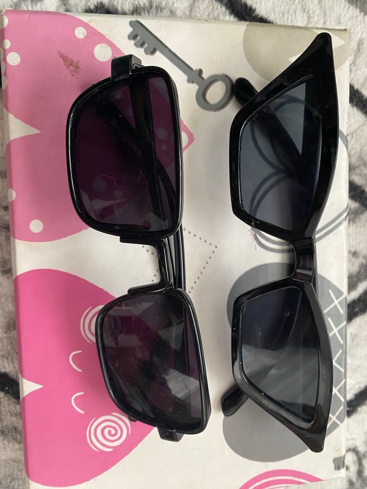 Parizyen Gotik Siyah Parlak Kadın Gözlüğü - Görsel 2