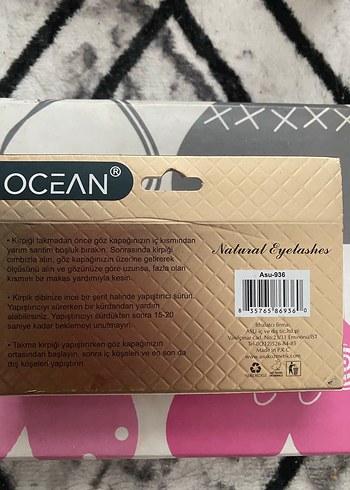 Ocean %100 İpek 10 Kat El Yapımı Kirpik - Görsel 2