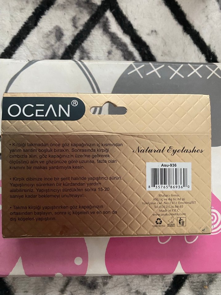 Ocean %100 İpek 10 Kat El Yapımı Kirpik - Görsel 2