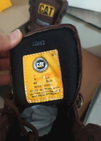 Kahverengi Deri Platform Topuklu CAT Botlar - Görsel 4