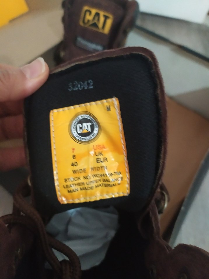 Kahverengi Deri Platform Topuklu CAT Botlar - Görsel 4