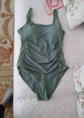 Kom Yeşil Strappy Kadın Mayo