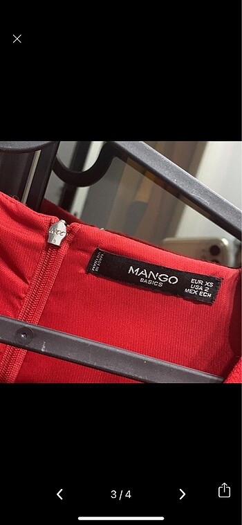 xs Beden Mango Çan elbise