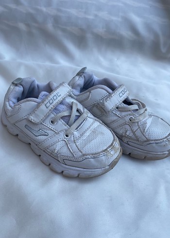 Kız -Erkek Çocuk Beyaz Spor Ayakkabı Velcro - Görsel 2