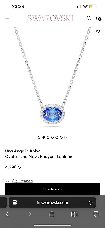 Swarovski kolye