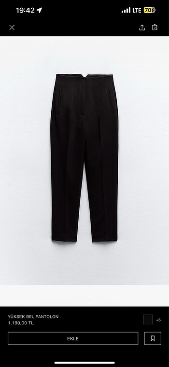 Zara pantolon