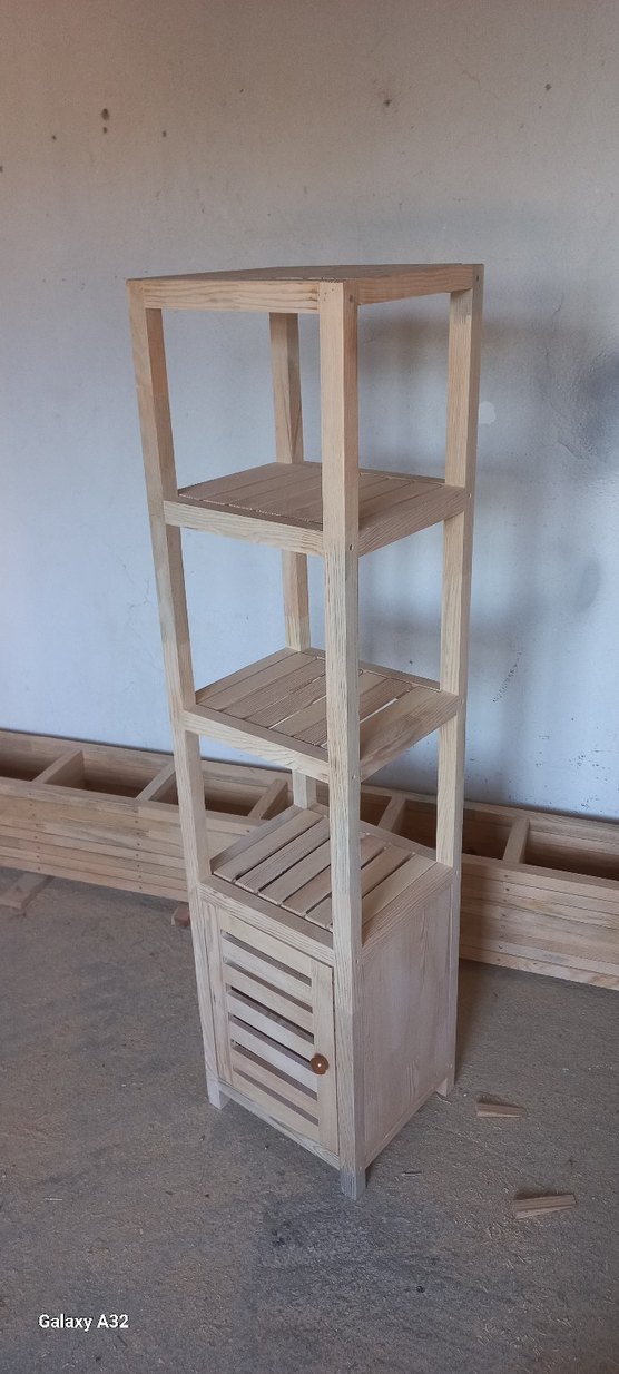 Bej Ahşap Çok Katlı Dolap Düzenleyici - Görsel 3