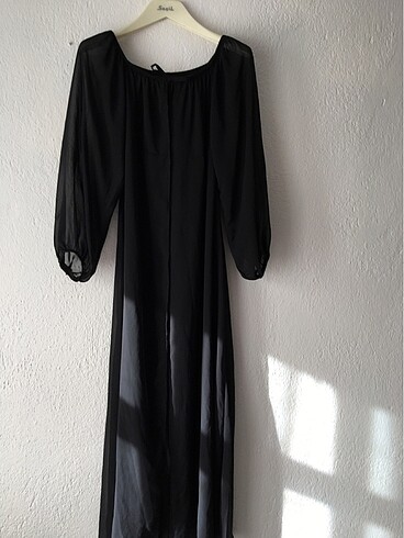 Şık organze üst abaya