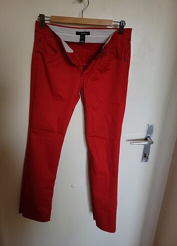 Mango kırmızı kumaş pantolon 