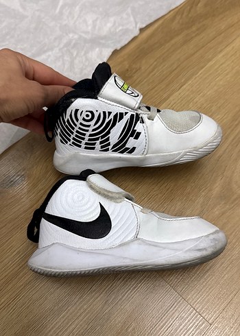 Erkek Çocuk Beyaz Cırt Cırtlı nıke Sneaker - Görsel 2