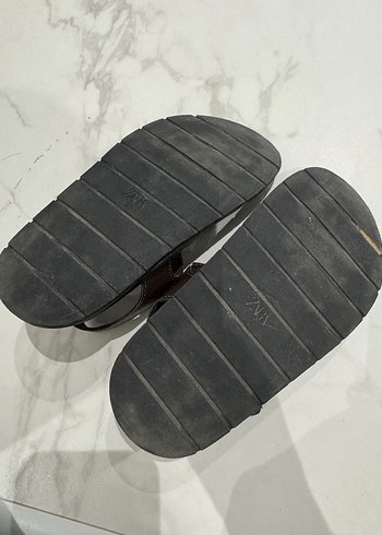 Kahverengi Deri erkek çocuk Sandalet - Görsel 4