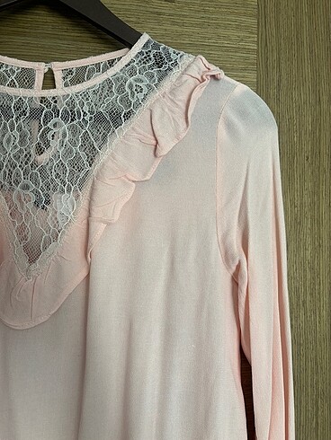 s Beden pembe Renk H&M bluz