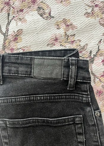 pull and bear straight koyu jean