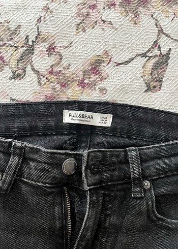 xs Beden pull and bear straight koyu jean