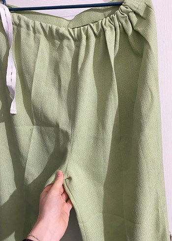 Yeşil  Kadın Pantolon - Görsel 3