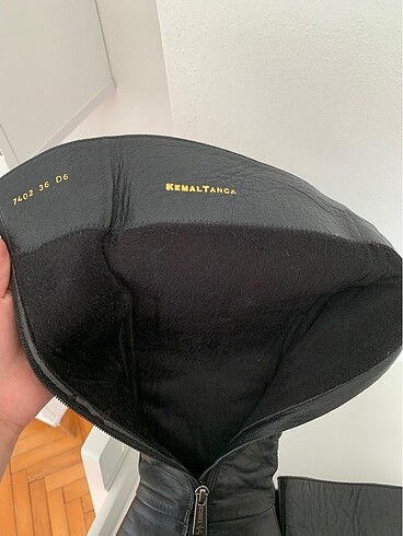 Siyah deri çizme - Görsel 5