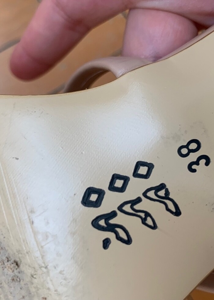 Nude topuklu terlik - Görsel 5