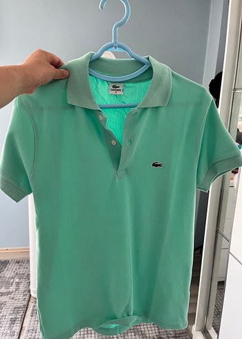 Yeşil Düğmeli kadın Polo Tişört