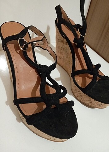 H&M Hm mantar taban yazlık ayakkabı 