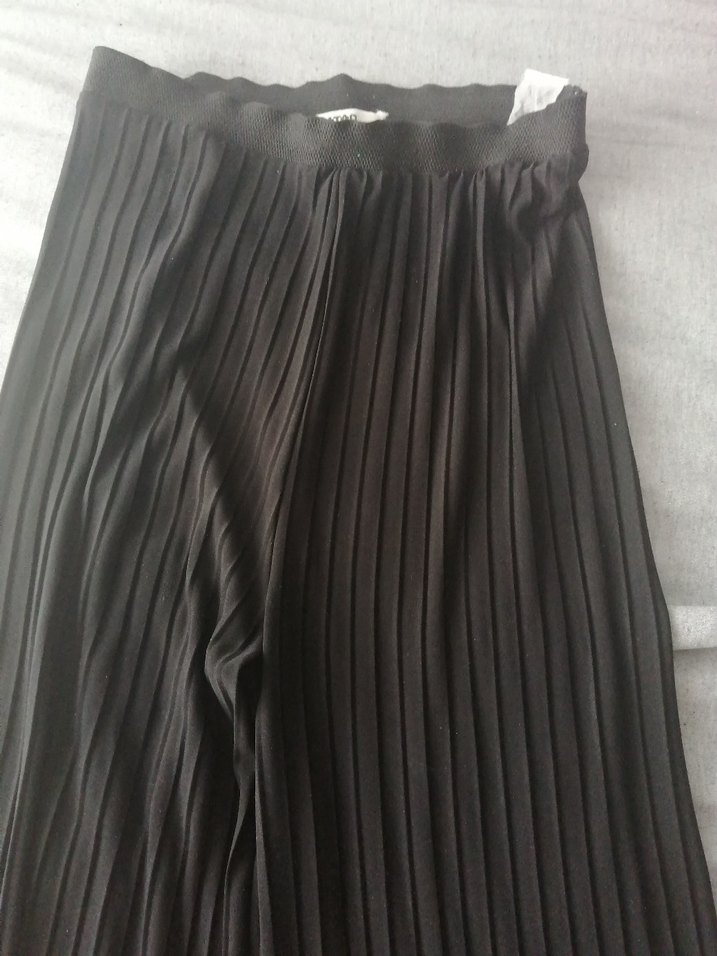 Düğmeli Siyah Midi Hamile Eteği - Görsel 3