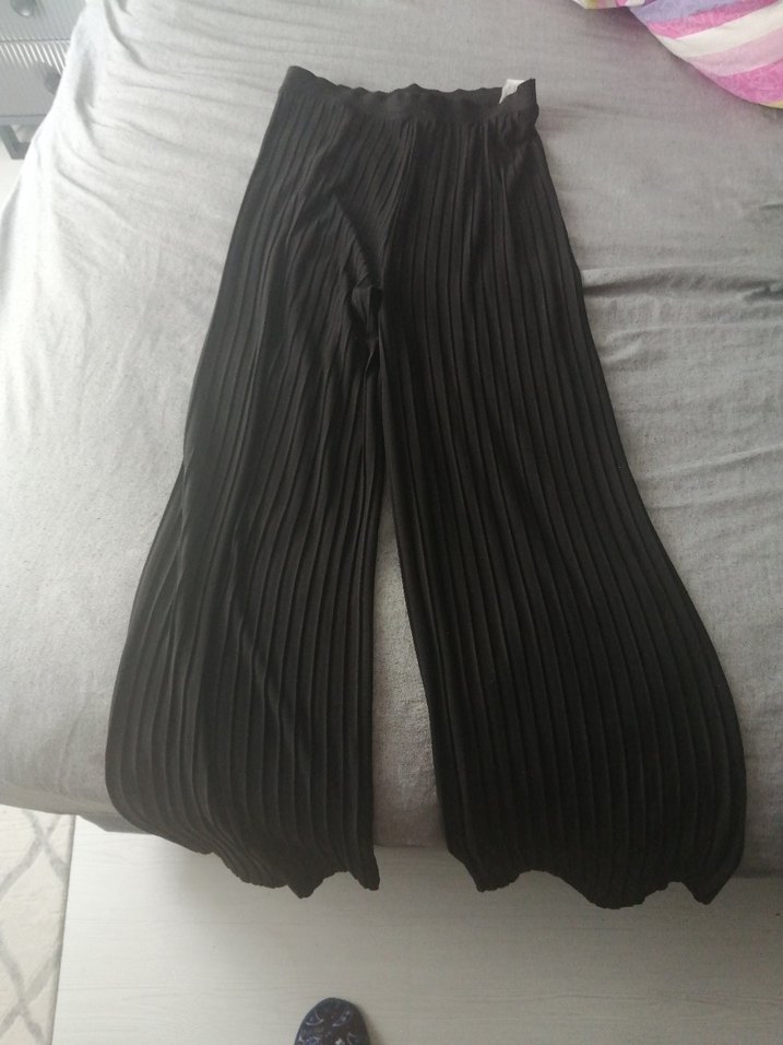 Düğmeli Siyah Midi Hamile Eteği - Görsel 4