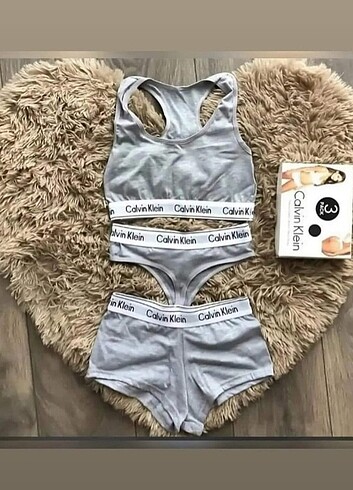 Calvin Klein 3lü bustiyer takım 