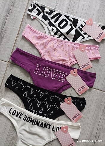 Victoria s Secret 5 adet brazilian tanga