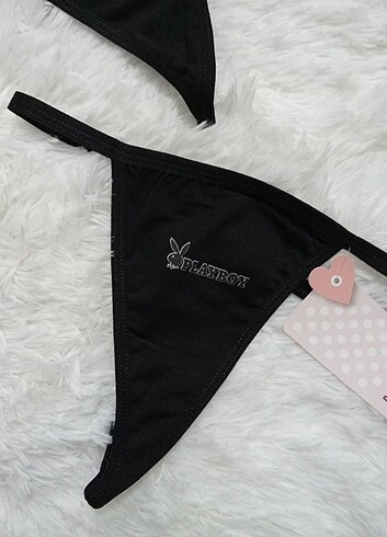 s Beden 2 adet pamuklu tanga playboy