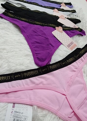 Victoria s Secret 5 adet tanga pamuklu