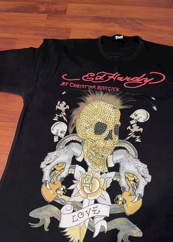 ED HARDY T-shirt siyah - Görsel 4