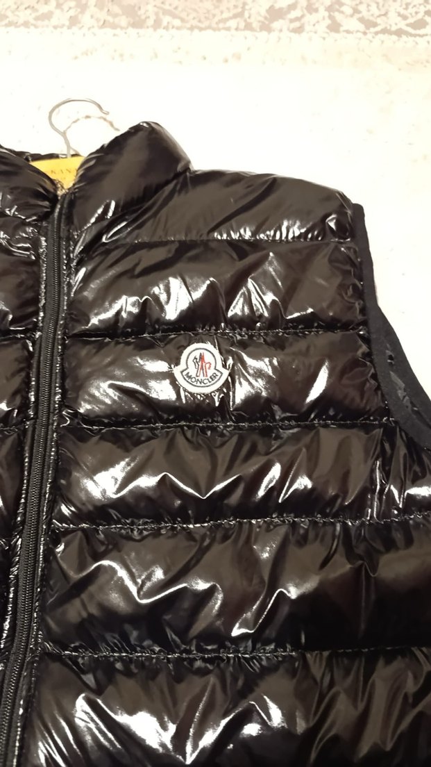 Moncler parlak yelek - Görsel 3